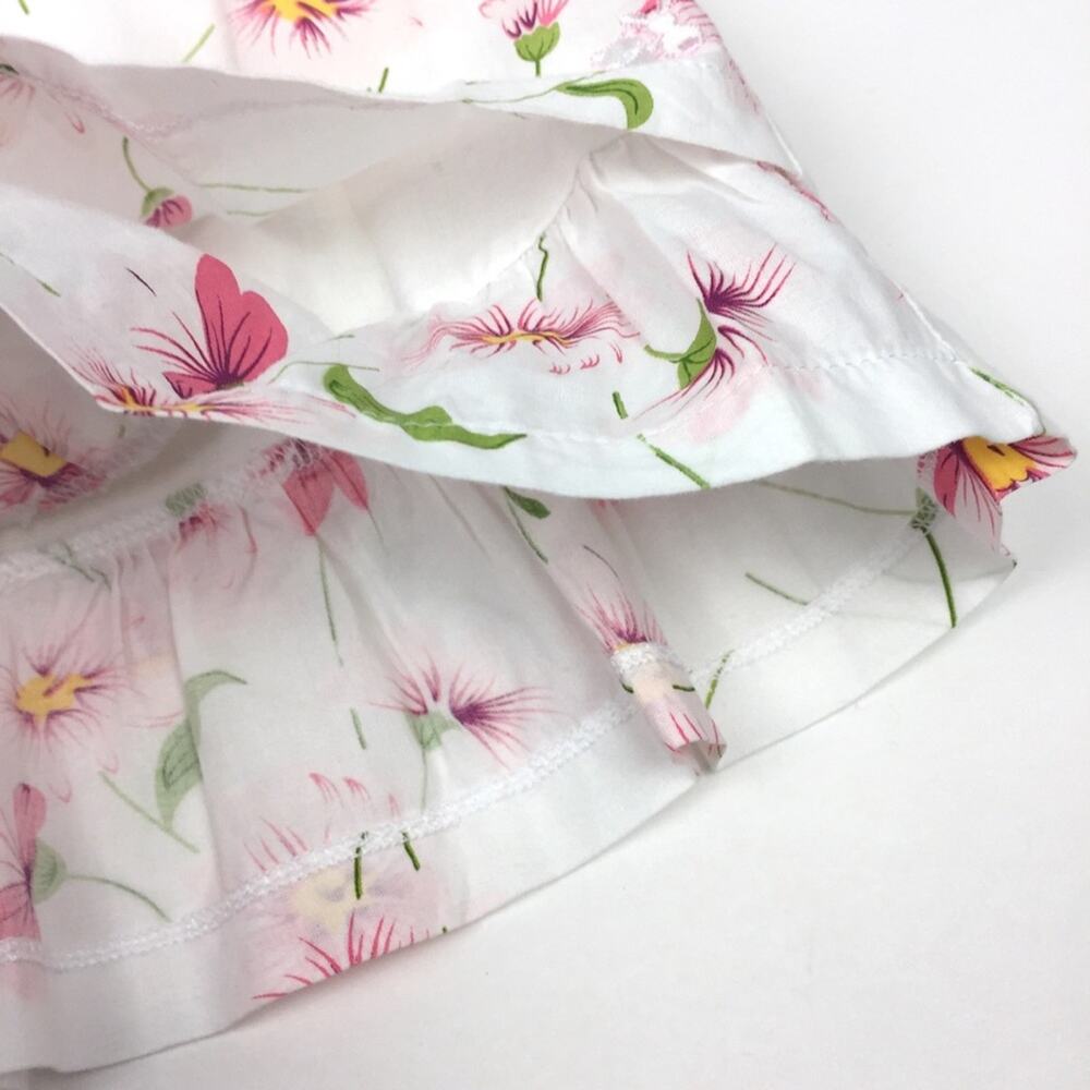 Emile et Rose White Pink Floral Dress 12 Months - Picture 5 of 8